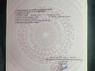 Bán đất tại thị trấn hợp hoà, 1,3 tỷ, 100 m2, giá cực chất