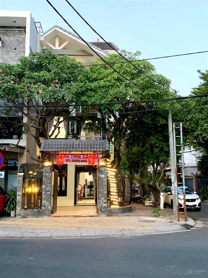 Cho thuê căn nhà 3 tầng góc 2 mặt tiền đường lương nhữ hộc, phường hòa cường, tp đà nẵng