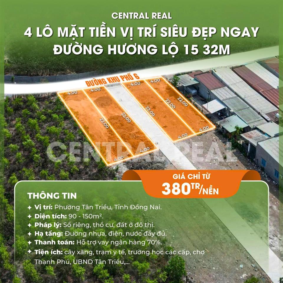 Đất đầu tư tp đồng nai giá f0 vừa ra sổ chỉ 300tr nhận đất