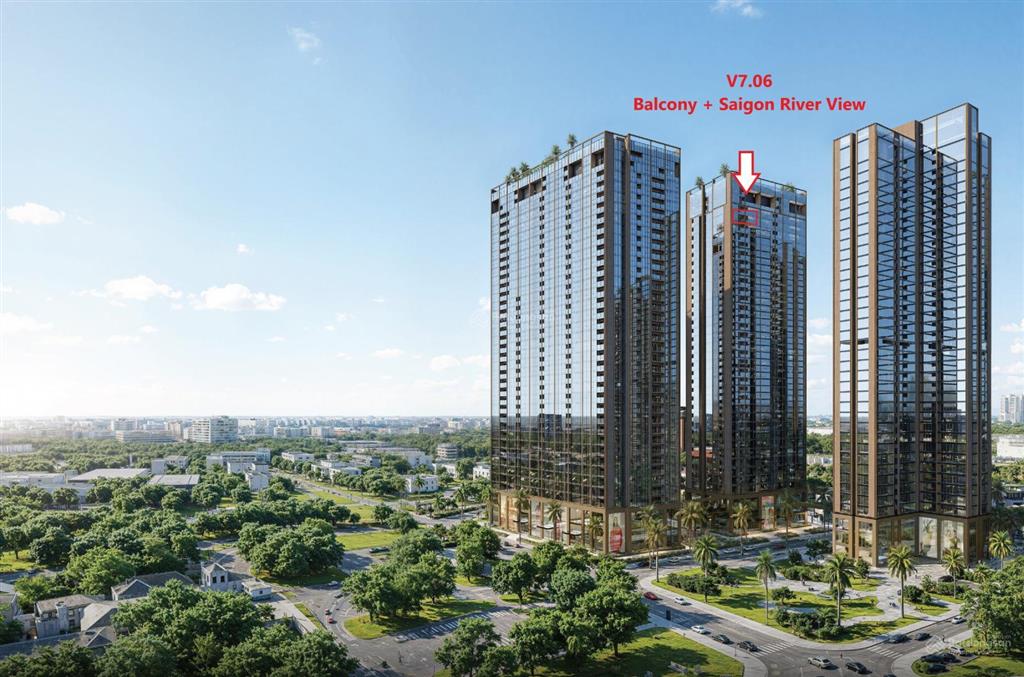 Cần bán căn góc 2pn có ban công hiếm có sunshine sky city, tháp v7, 77m2