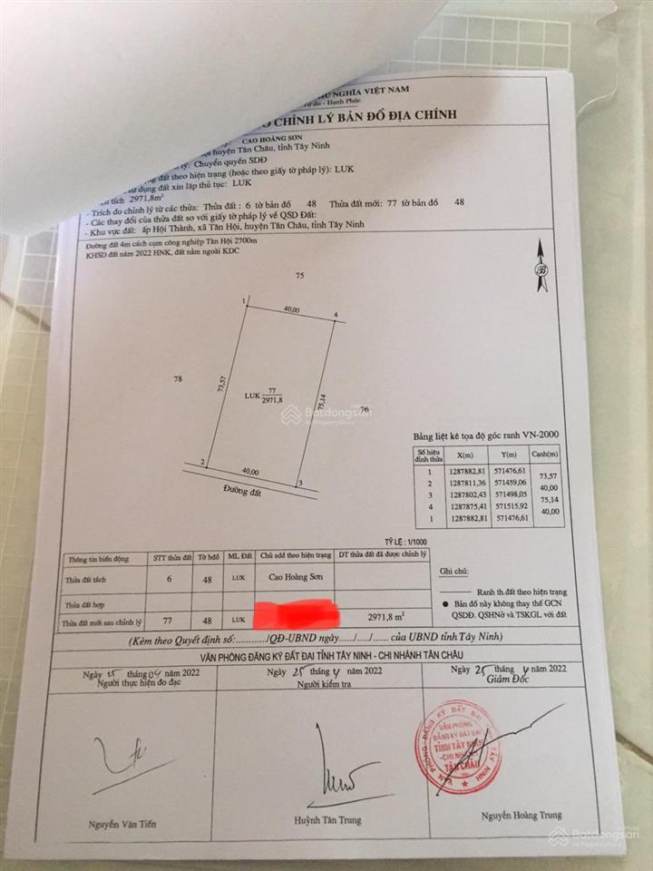 Cần bán 19105.6m2 tại ấp hội thành, tân hội, giá chỉ 4,5 tỷ