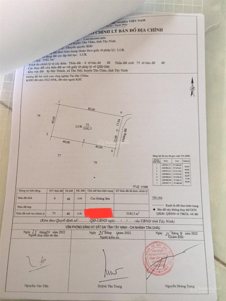 Cần bán 19105.6m2 tại ấp hội thành, tân hội, giá chỉ 4,5 tỷ