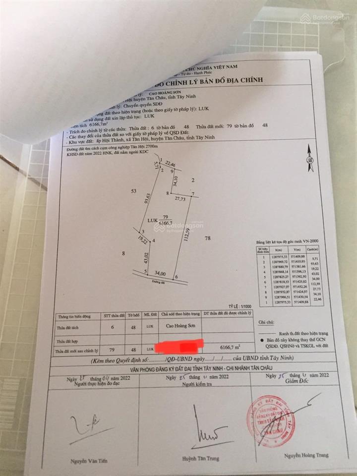 Cần bán 19105.6m2 tại ấp hội thành, tân hội, giá chỉ 4,5 tỷ