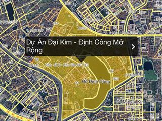 Bán gấp đất nền dự án tại khu đô thị mới đại kim  định công, 80 triệu, 107.8m2