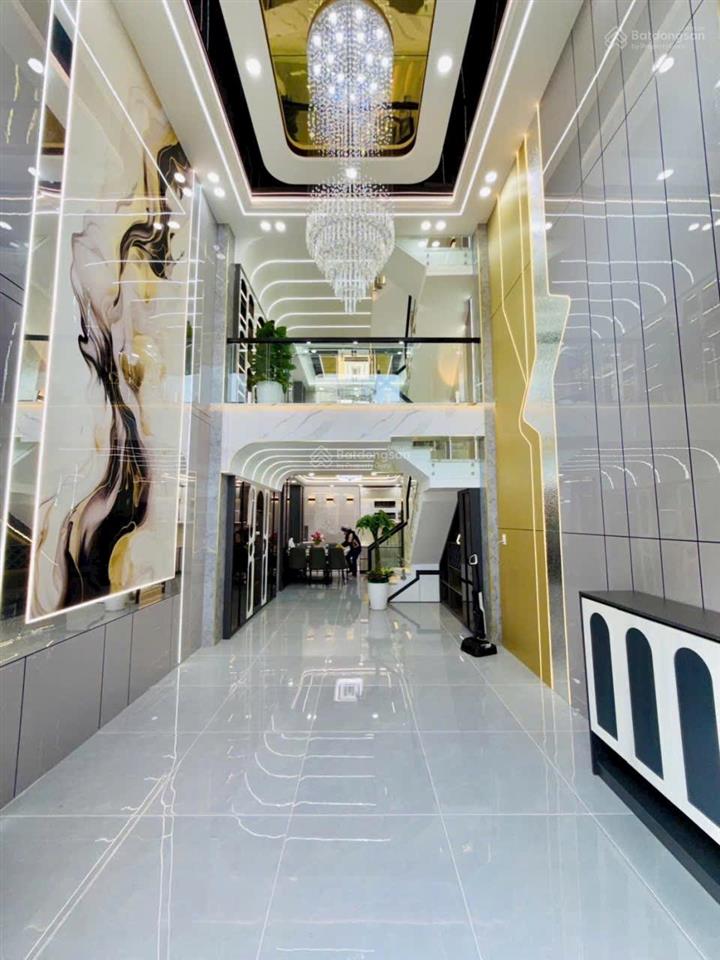 Nhà full nội thất tô ngọc vân  đúc 1 lửng 3 lầu đường 7m nhựa