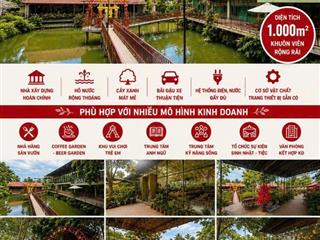 CHO THUÊ HOẶC HỢP TÁC KINH DOANH KHUÔN VIÊN SÂN VƯỜN ĐẸP TẠI TRUNG TÂM PHƯỚC AN