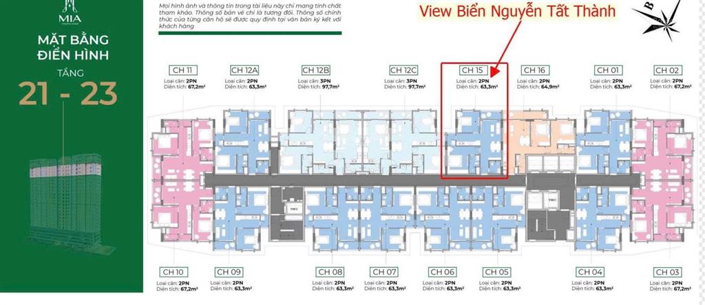 Chìa khoá trao tay căn 2pn view biển mới 100%, sổ vĩnh viễn, giá hời thị trường