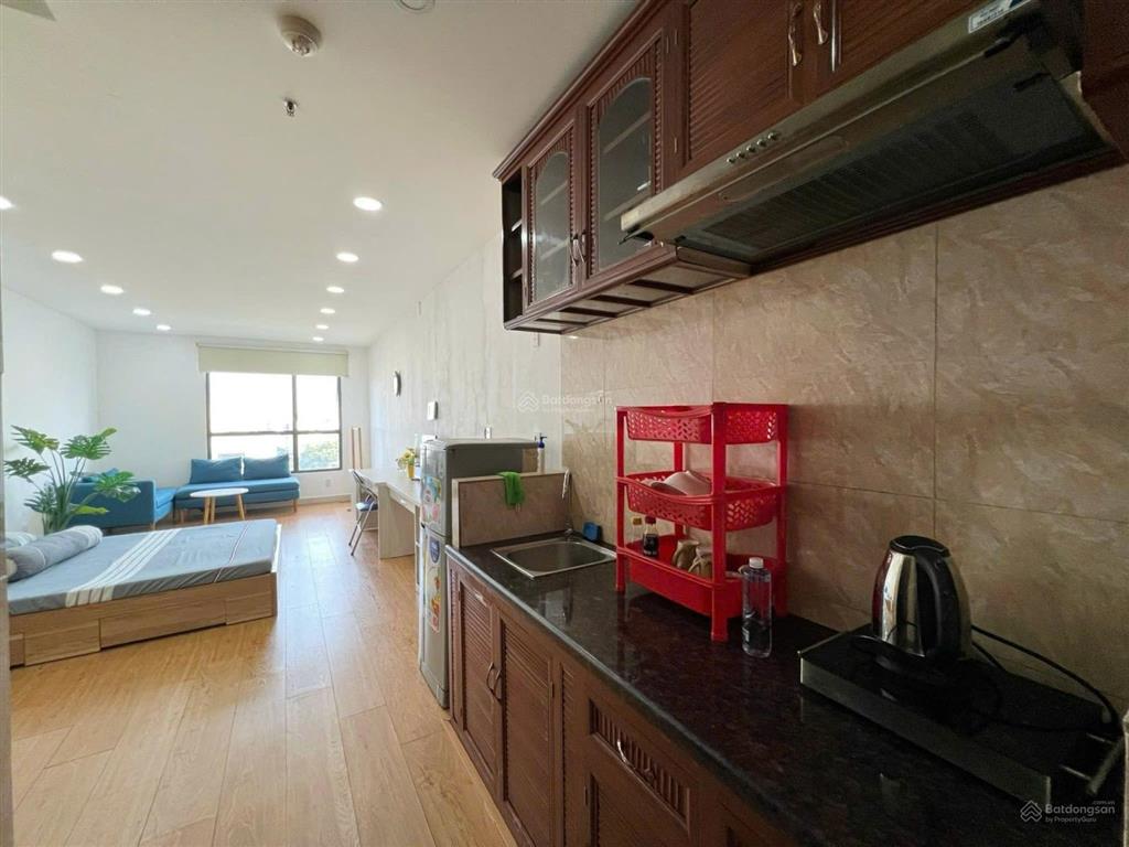 Officetel nội thất cơ bản bếp rèm máy lạnh 9tr5 35m2 chung cư novaland garden gate khu sân bay