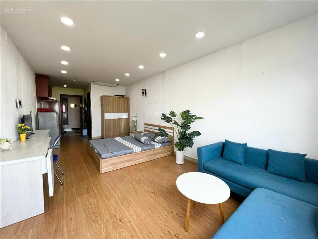 Officetel nội thất cơ bản bếp rèm máy lạnh 9tr5 35m2 chung cư novaland garden gate khu sân bay