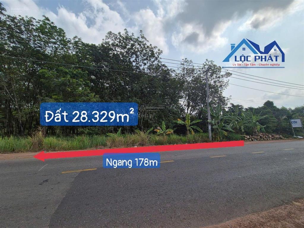 Bán đất mặt tiền đường đt746 xã tân định bắc tân uyên hcm diện tích 28.329m² giá 55 tỷ