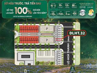 Bán shophouse góc đẹp emerald symphony mặt đường hoa thanh