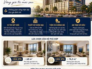 Marquee homes hải phòng | mặt bằng tầng điển hình với đa dạng căn hộ 2pn & 3pn