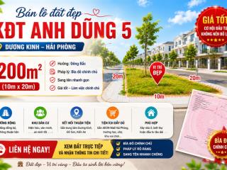 Nếu đang tìm lô đất vừa đẹp vừa giá tốt tại dương kinh, đừng bỏ qua lô 200m² này!