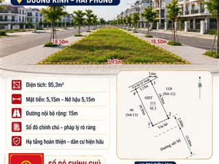 Bán lô đất đẹp tái định cư anh dũng 5 bìa đỏ chính chủ  giá tốt