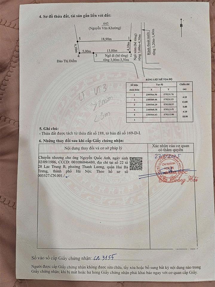Lô góc trực trang trung tâm giá chỉ 8**
