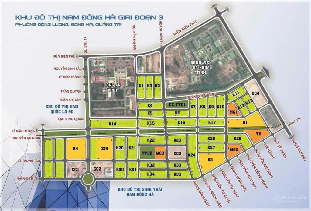 Bán đất khu nam đông hà  đường hồ tùng mậu