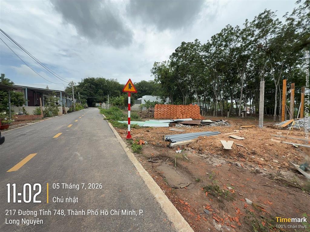 Bán đất an điền bến cát, gần đt 748, 5x21m, thổ cư 60m², đường nhựa 6m, giá 1.18 tỷ