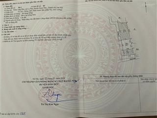 Cần bán 55.7 m.đất thổ cư ở la phù. xã an khánh hn.hoài đức cũ. gần đường vành đai 4.xã an khánh hn