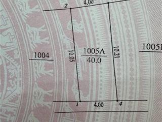 Cần bán lô đất thổ cư. dt 40 m.mt 4 m.ở la phù xã an khánh hn. gần khu đô thị lê trọng tấn. v.đ 4.