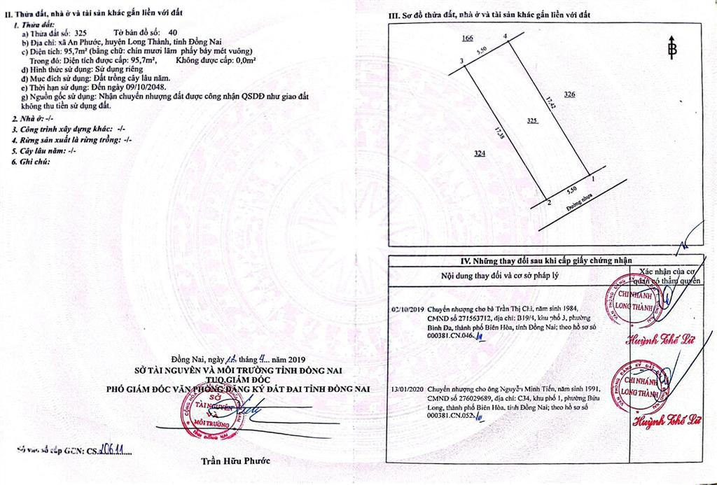 Chủ cần tiền bán gấp  bán đất tại lò gạch nước trong, 1,1 tỷ, 95,7 m2