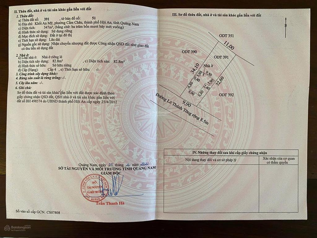 Bán đất tặng nhà cấp 4 còn mới ken, tại đường lê thánh tông, có view lúa đẹp nhất nhì phố cổ