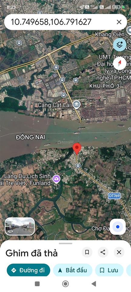 Bán đất mặt tiền lý thái tổ  nhơn trạch, dt 1.164m