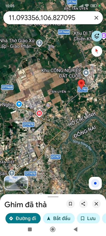 Bán gấp 2.400m đất ngay cổng kcn đất cuốc, bắc tân uyên