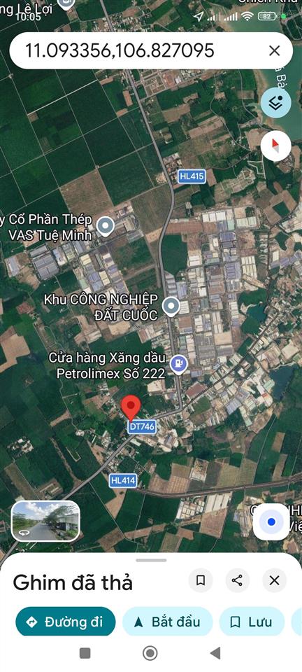 Bán gấp 2.400m đất ngay cổng kcn đất cuốc, bắc tân uyên