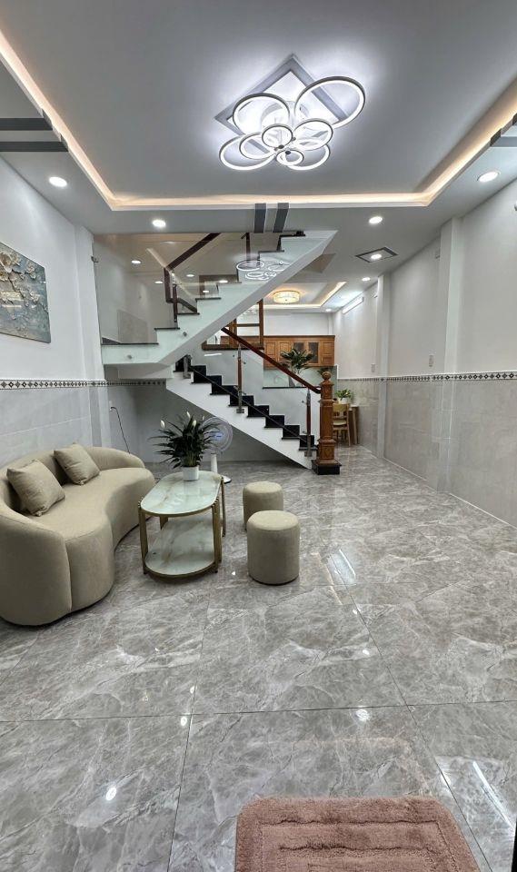Bán nhà mới, hẻm 4m Lê Văn Quới, khu sầm uất, cách 1 căn ra mặt tiền tặng nội thất 4.X TỶ  📐