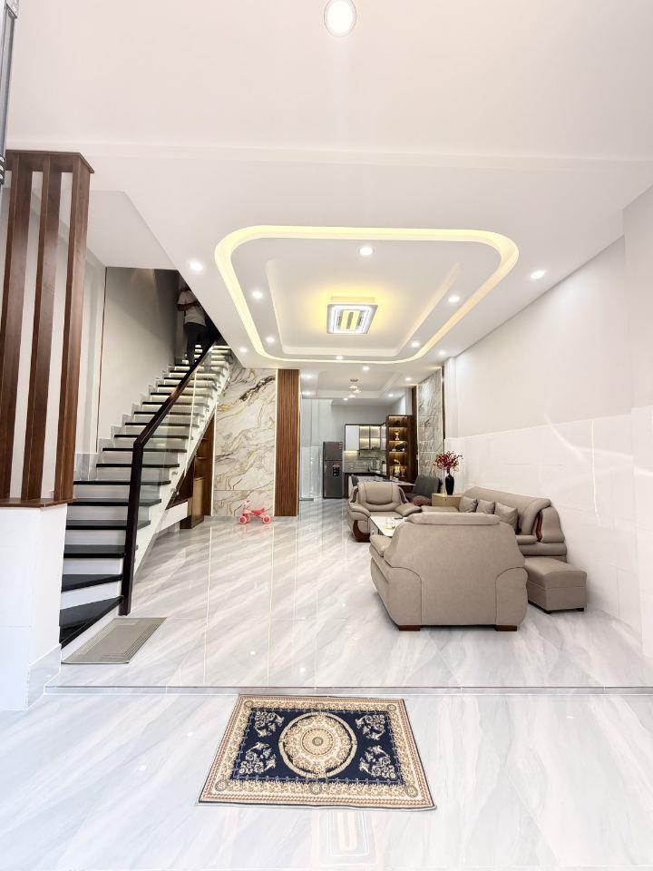 Nhà mới, đẹp Lũy Bán Bích, xe hơi tới nhà 58m², khu sầm uất đủ tiện ích Tân Phú, 6.X tỷ.  🔹