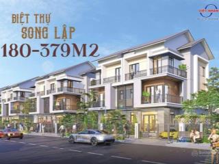 Bán cặp biệt thự nổi bật dự án giá f0 từ chủ đầu tư, sát cạnh ninh hiệp, gia lâm và long biên