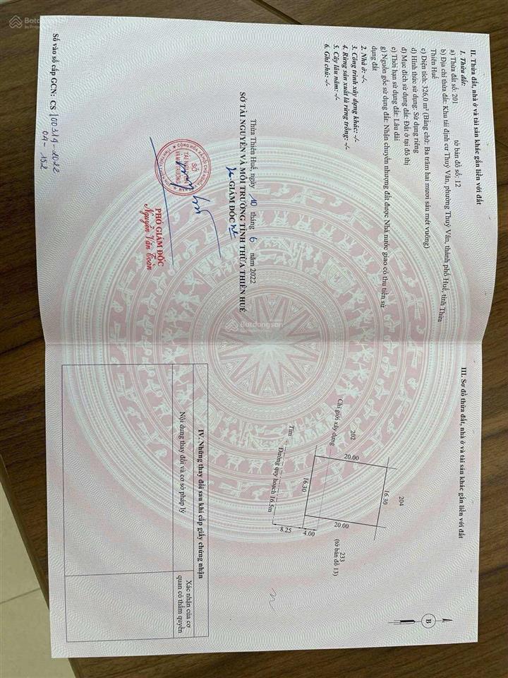 Td2 thủy vân, khổ biệt thự  gần ủy ban  công an tỉnh thành phố huế