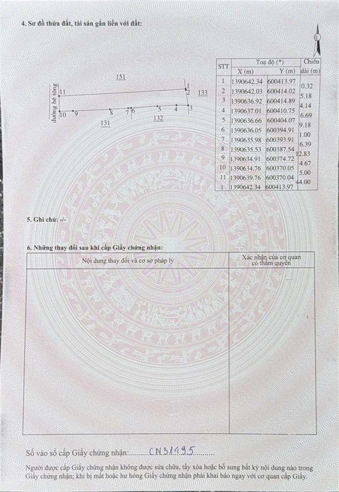 Chính chủ bán đất nền full thổ cư vị trí đẹp giá siêu hót gần biển dốc lết, khánh hòa
