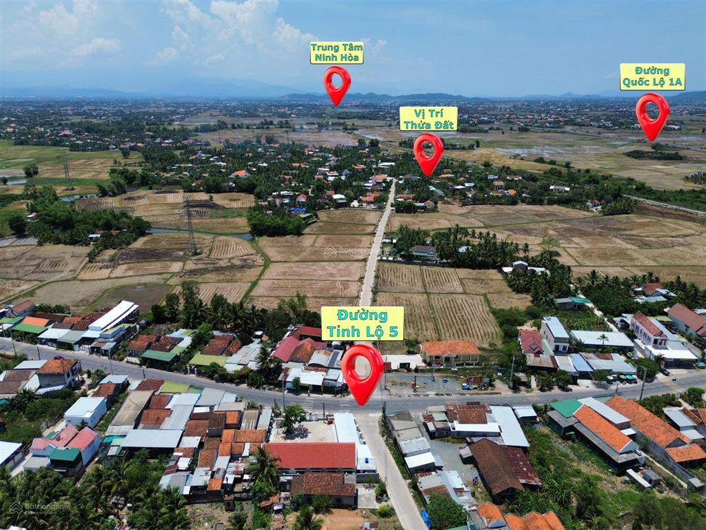 Bán lô đất đẹp gần ddt5 và ql1a ninh hòa khánh hòa giá rẻ nhất khu vực