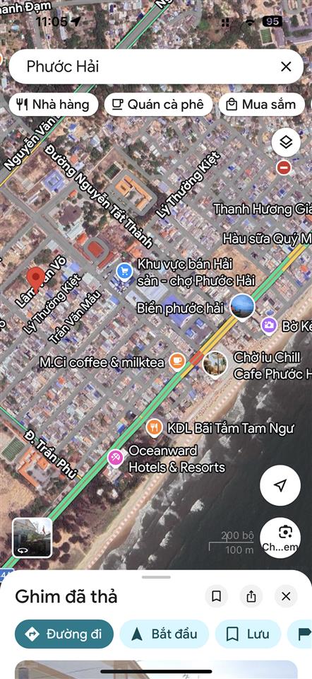 Bán đất 5x20m giá chỉ 3,6 tỷ đường lâm văn võ, phước hải. ngay quảng trường và bãi tắm tuyệt đẹp
