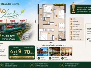 [săn suất nội bộ] mở bán tòa mới trellia cove  mizuki park  2pn giá chỉ từ 4.9 tỷ (vat)