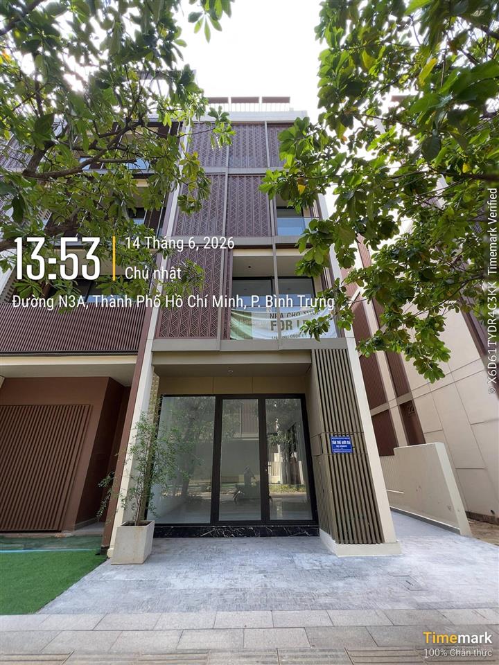 Cho thuê shophouse soho căn góc dt 7x19m, ntcb, có sẵn thang máy giá chỉ 55 triệu/tháng