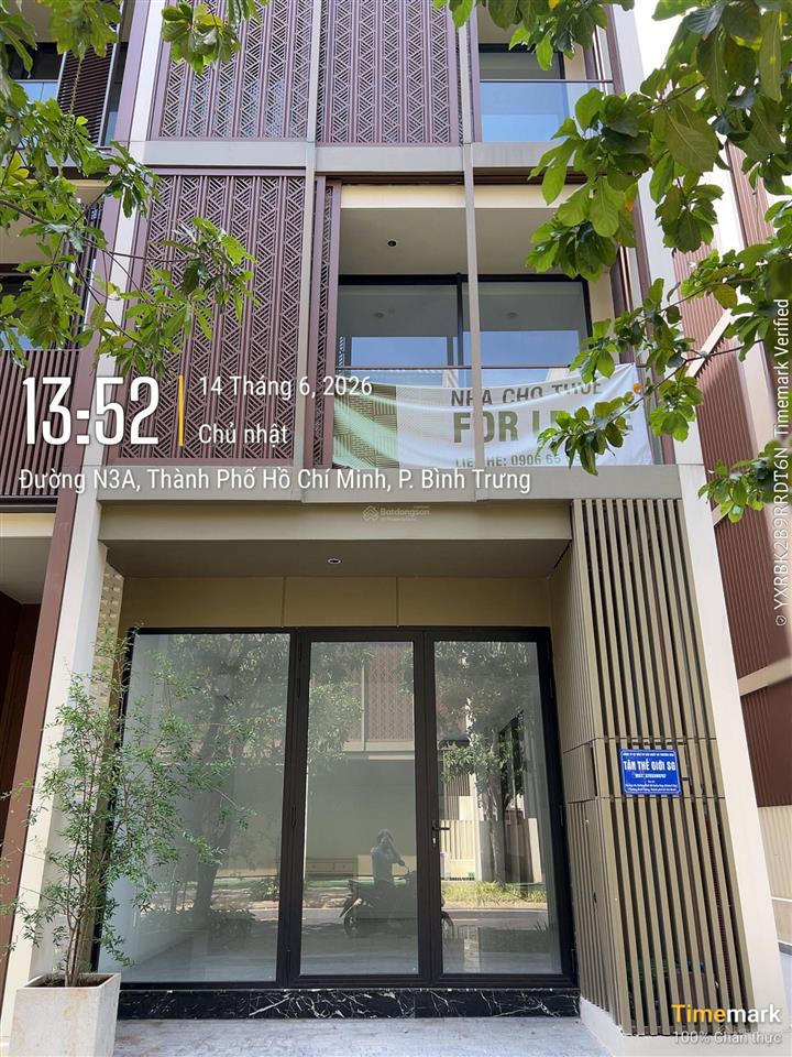 Cho thuê shophouse soho căn góc dt 7x19m, ntcb, có sẵn thang máy giá chỉ 55 triệu/tháng