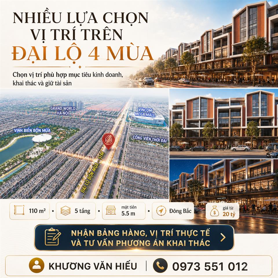 Bán căn shophouse trục chính 51m dự án ocp3 văn giang, chiết khấu 40%, cạnh 10 toà chung cư masteri