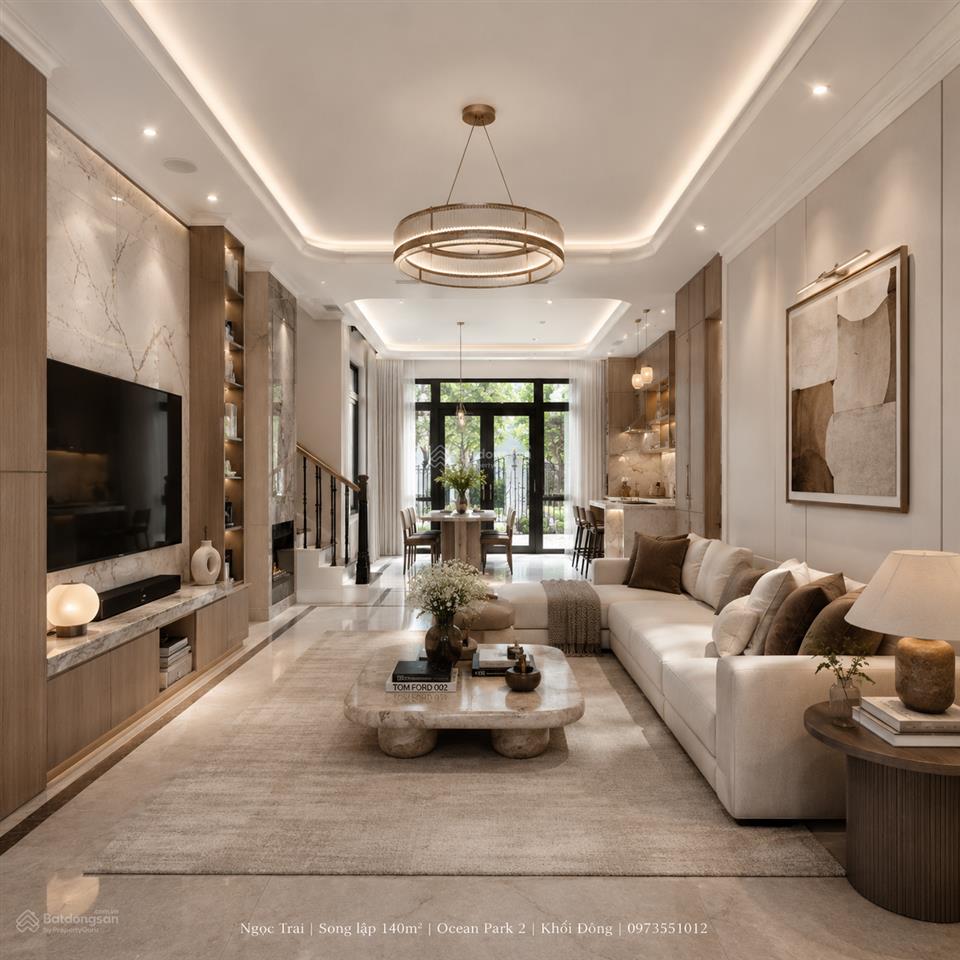 Biệt thự song lập ngọc trai 140m², sản phẩm dễ tiếp cận nhất trong phân khu đảo cao cấp và khép kín