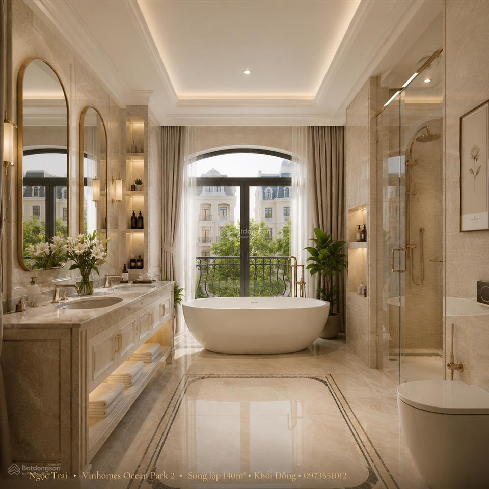 Đảo ngọc khép kín với những sản phẩm biệt thự với không gian xanh mát bên dòng sông nice thu nhỏ