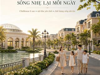 Đảo ngọc khép kín với những sản phẩm biệt thự với không gian xanh mát bên dòng sông nice thu nhỏ