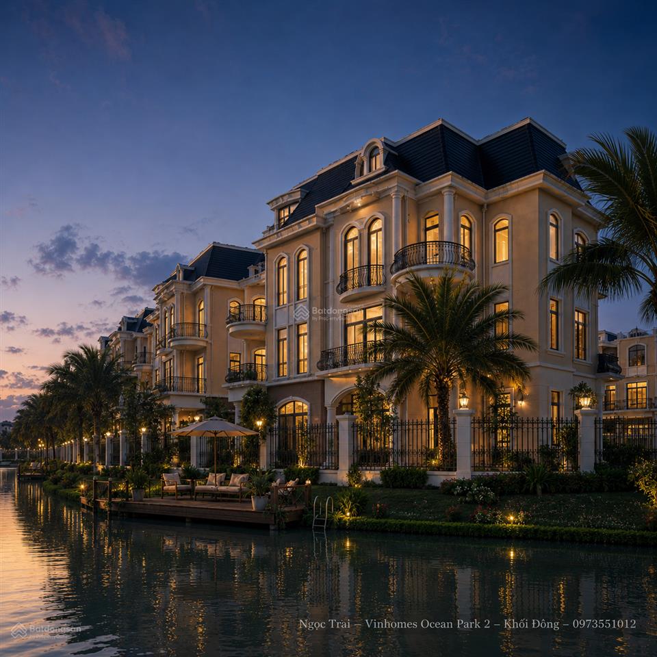 Đơn lập ngọc trai, private villa giữa phân khu đảo ocean park 2, dành cho sự riêng tư tối đa