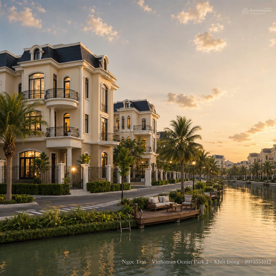 Đơn lập ngọc trai, private villa giữa phân khu đảo ocean park 2, dành cho sự riêng tư tối đa