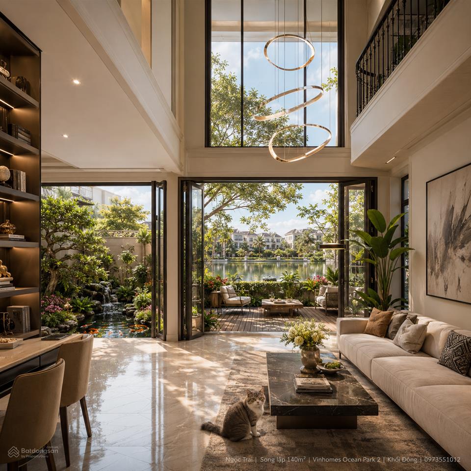 Song lập ngọc trai 160m², dtxd lớn, không gian rộng rãi, ngôi nhà retreat thứ 2 của gia đình lớn