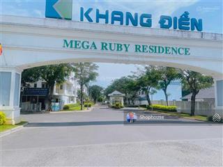Shophouse kinh doanh khu mega ruby diện tích 5x19m 1 trệt 2 lầu 170 m2 sàn kế bên căn hộ safira