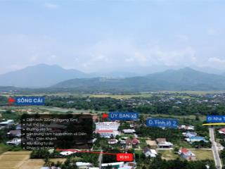 650 triệu cho lô đất full thổ cư sau lưng ủy ban xã diên thọ,gần cụm kcn vcn