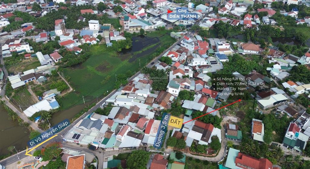 Bán đất gần bến xe liên tỉnh, sát trục đường võ nguyên giáp, giá 1,5 tỷ, đường ô tô