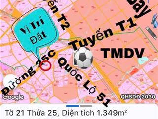 Bán đất tại nguyễn ái quốc, giá thỏa thuận, 1349m2, mặt tiền 27.7m, ngõ rộng 120m