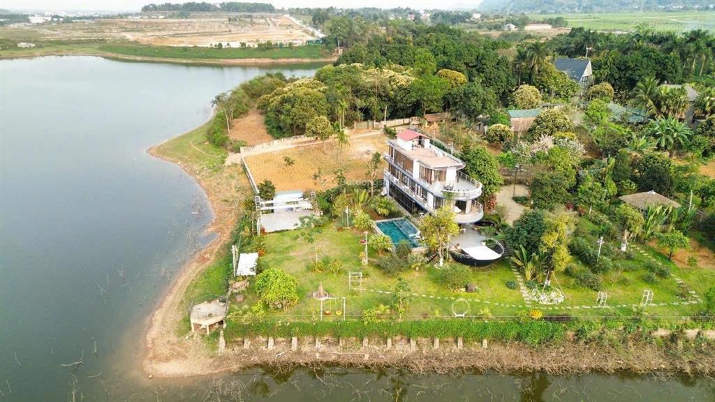 Bán đất bám hồ đồng chanh, lương sơn, hòa bình 1292m2